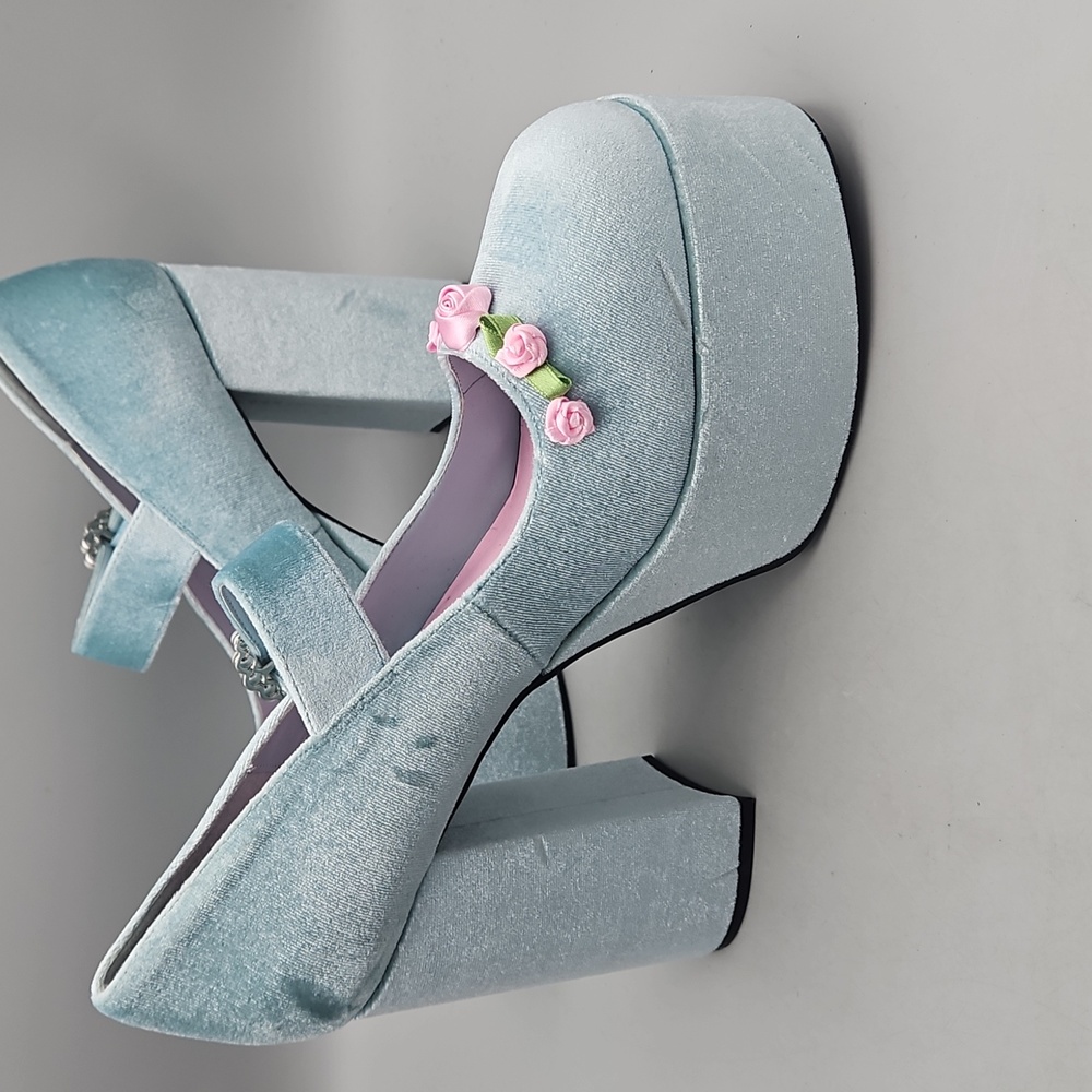 Dolls Kill Sugar Thrillz So This Is Love Platform Mary Jane’s Women 11 Sold Out! - Picture 5 of 12